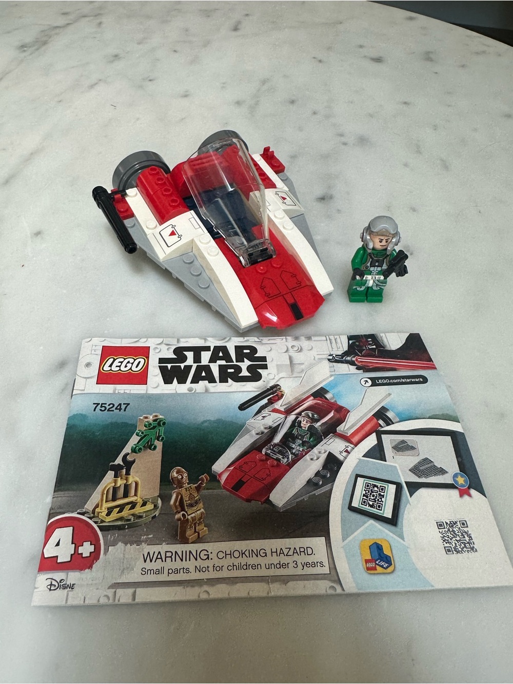 LEGO Star Wars 75247 Red and White Galactic Speeder - Brand: LEGO